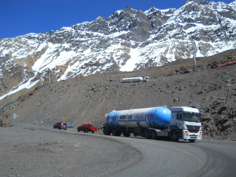 Foto: Ruta Internacional, cuesta Los Caracoles - Los Andes (Valparaíso), Chile