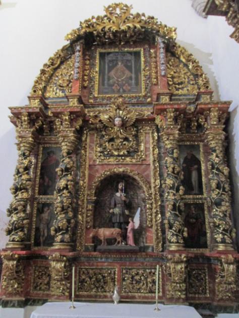Foto: Retablo de San Isidro en la iglesia - Alocén (Guadalajara), España