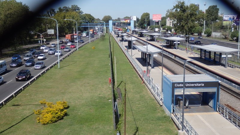 Foto: estación Ciudad Universitaria del FC Belgrano (Ferrovías) - Ciudad Autónoma de Buenos Aires (Buenos Aires), Argentina