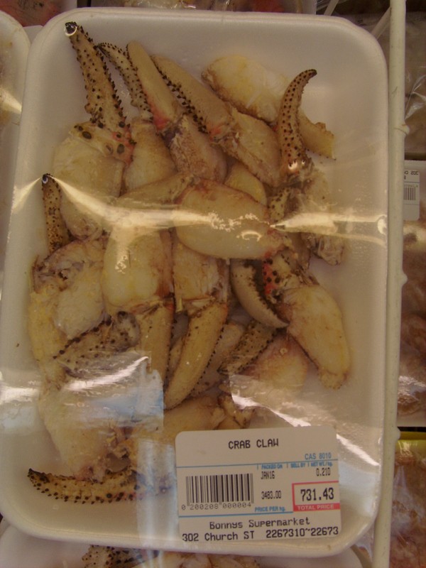 Foto: pinzas de cangrejo - Georgetown, Guyana