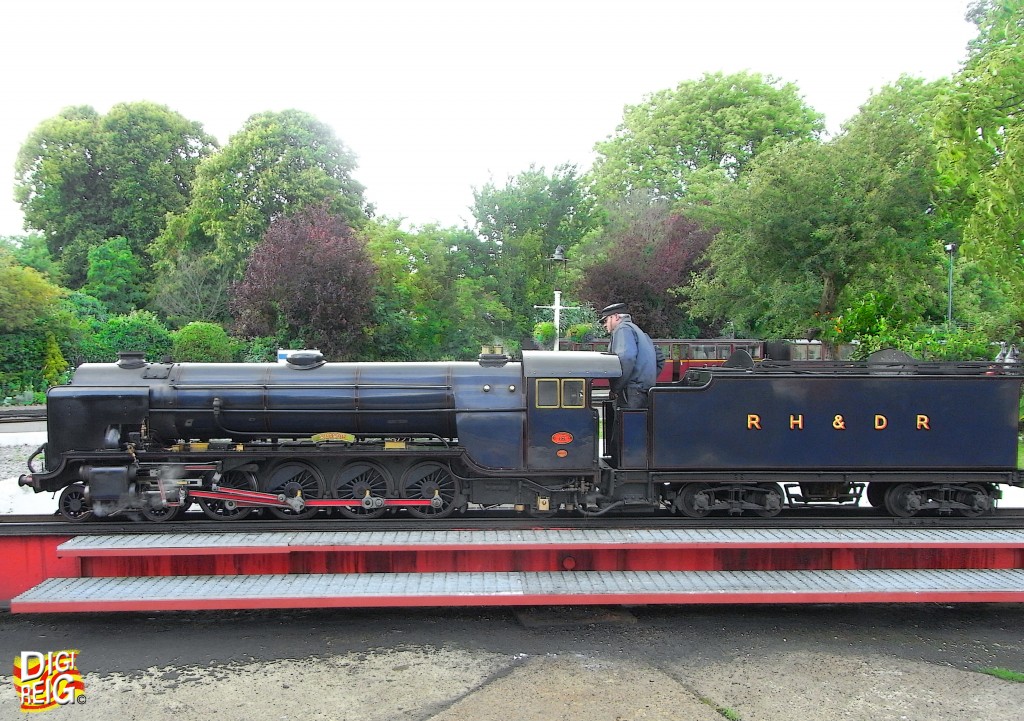 Foto: Una de las locomotoras de vapor. - Hythe (England), El Reino Unido