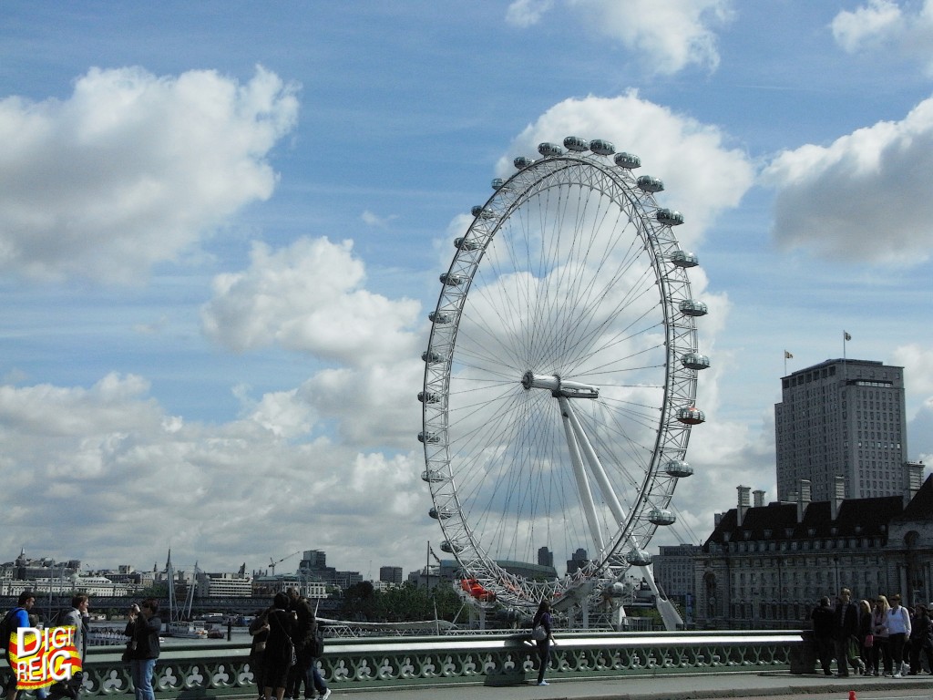 Foto: El London Eye desde el puente Westminster. - Londres (England), El Reino Unido