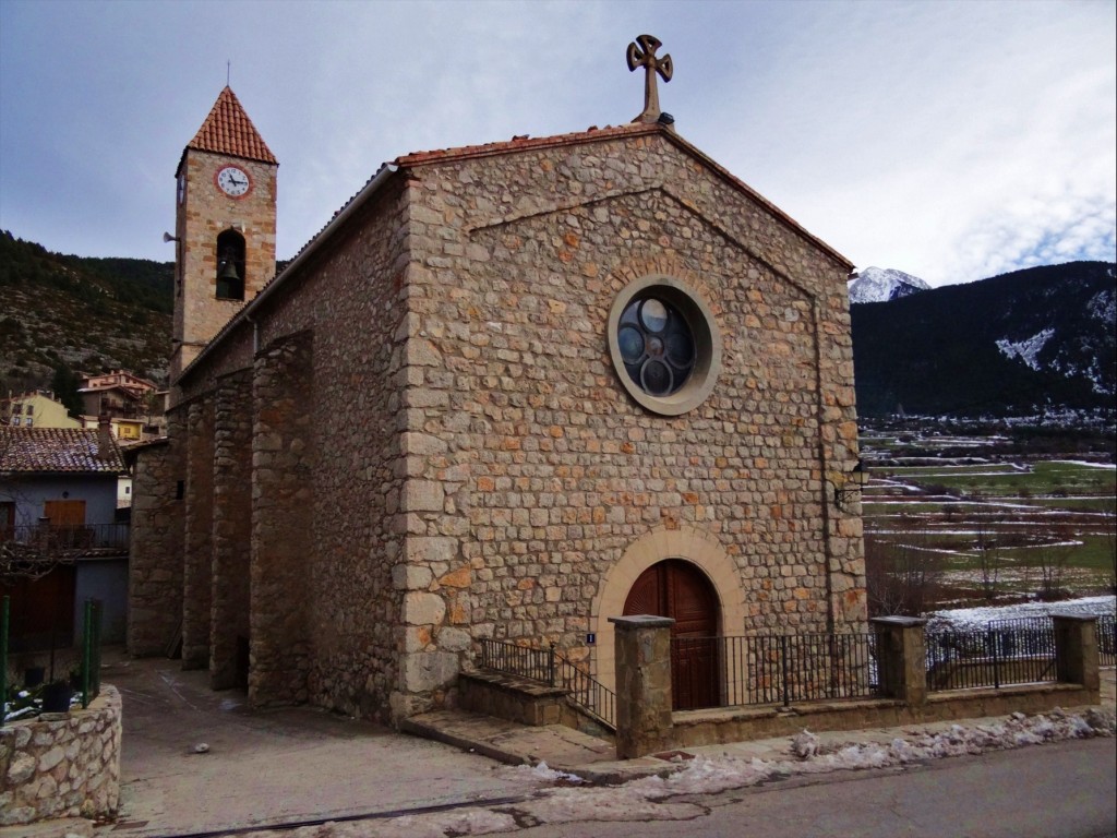 Foto: Església de Santa Maria - Gósol (Lleida), España