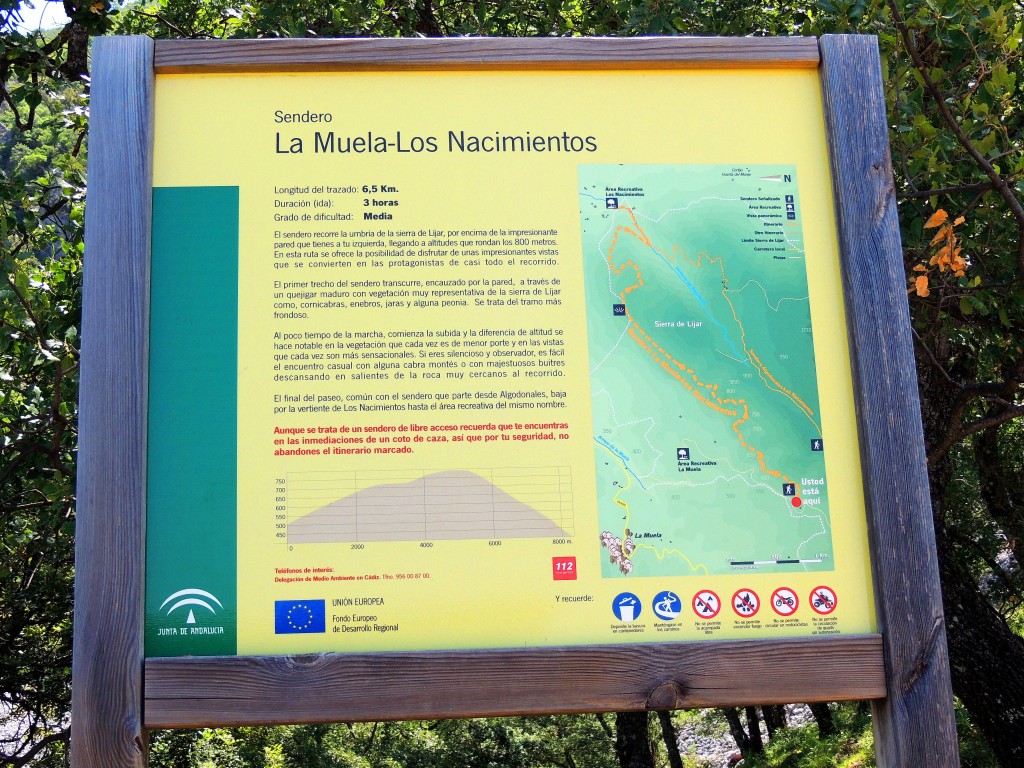 Foto: Información para senderistas - La Muela de Algodonales (Cádiz), España