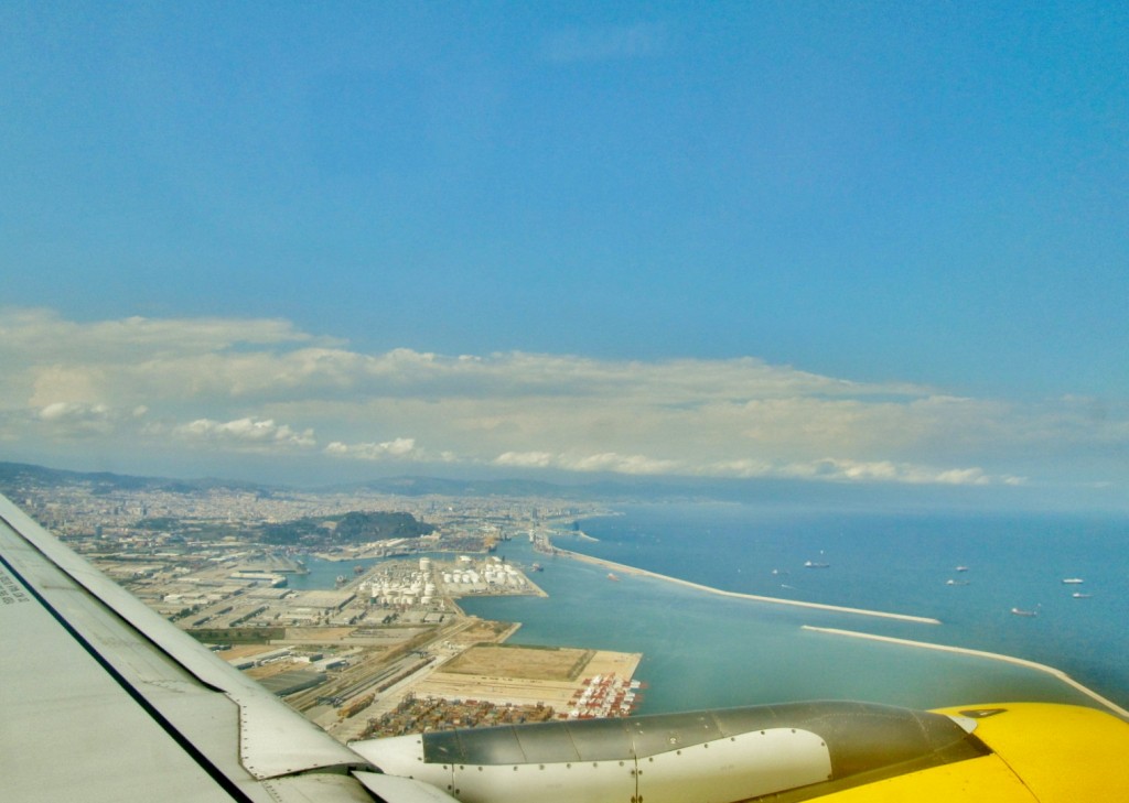 Foto: Volando sobre el puerto - Barcelona (Cataluña), España