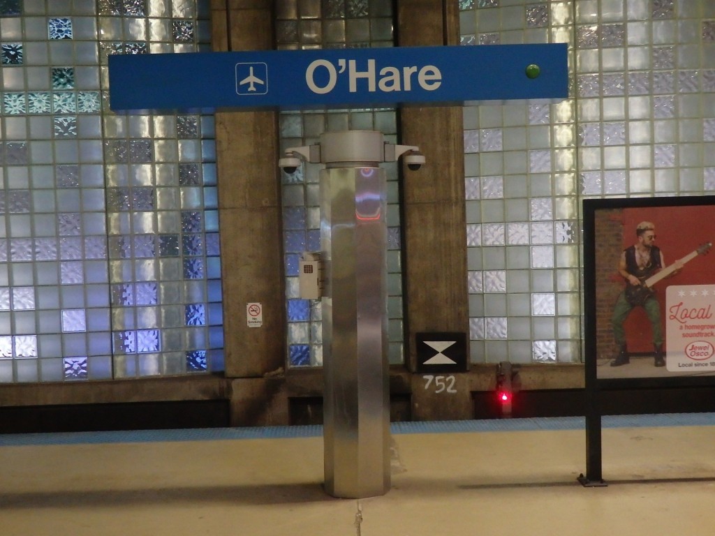 Foto: estación del metro de Chicago, Línea Azul - Chicago (Illinois), Estados Unidos