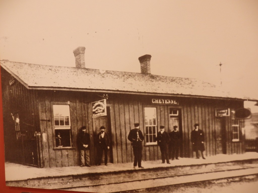 Foto: primera estación de la ciudad - Cheyenne (Wyoming), Estados Unidos