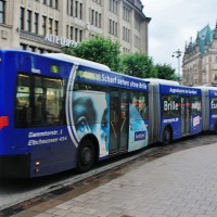 Foto: Autobús doble articulado - Hamburg