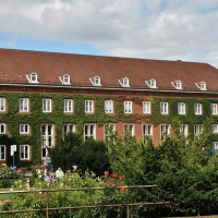 Foto: Edificio junto la puerta Holsten - Lübeck