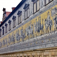 Foto: Fürstenzug (cortejo de los príncipes) - Dresden