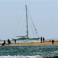 Foto: Yate entrando al puerto - Puerto Plata
