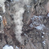 Foto: Fumarolas en el crater - Cotopaxi