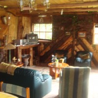 Foto: cabaña interior - Azogues