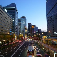 Foto: Calle Yotsubashi en barrio Umeda, Osaka - Osaka