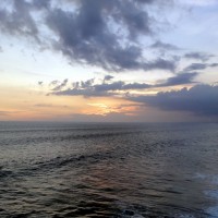 Foto: Puesta de sol desde Tanah Lot - Kediri