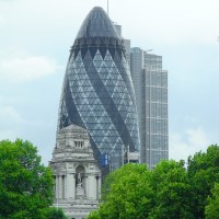 Foto: Mezcla de tipos de arquitectura. - Londres