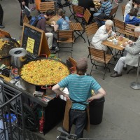 Foto: Paella en Covent Garden Market. - Londres