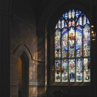 Foto: Vitral de la iglesia Saint James. - Londres