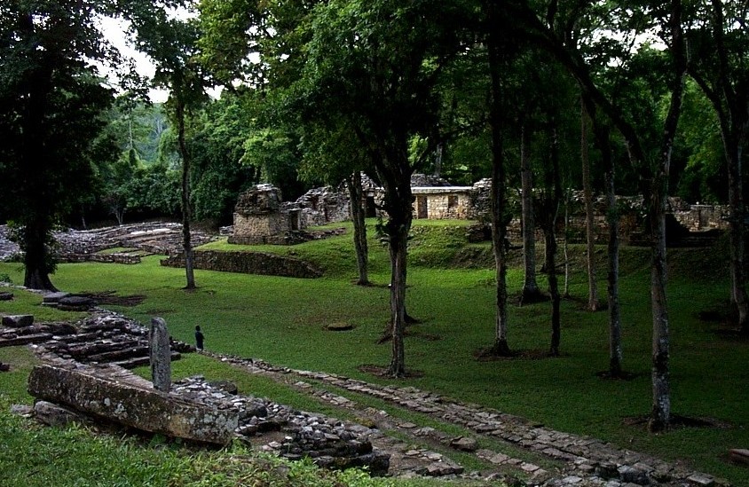 Foto de Yaxchilán, México