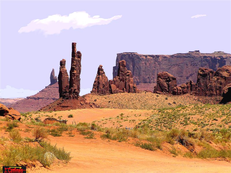 Foto de Monument Valley Arizona/Utah (Arizona), Estados Unidos
