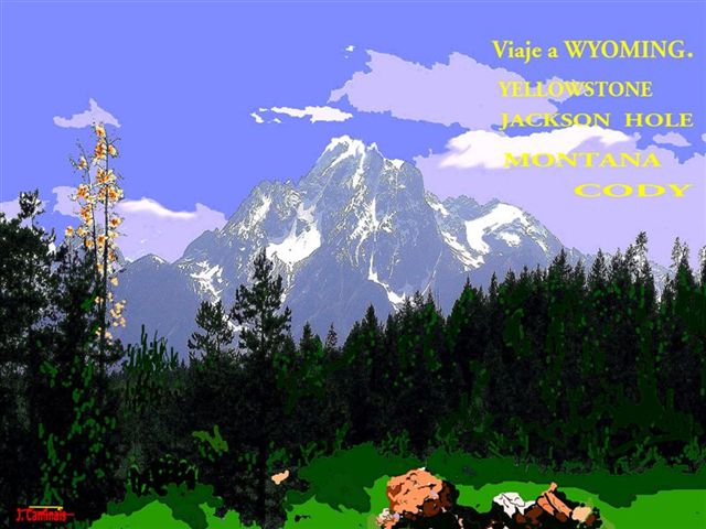 Foto de Yellowstone. Estado de Wyoming (Wyoming), Estados Unidos