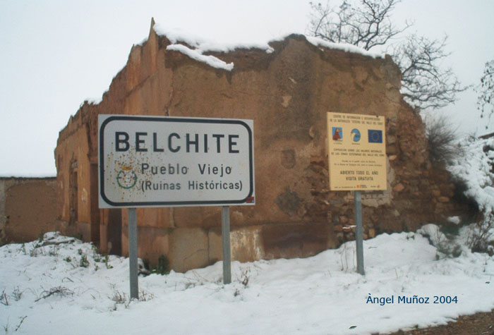 Foto de Belchite (Zaragoza), España