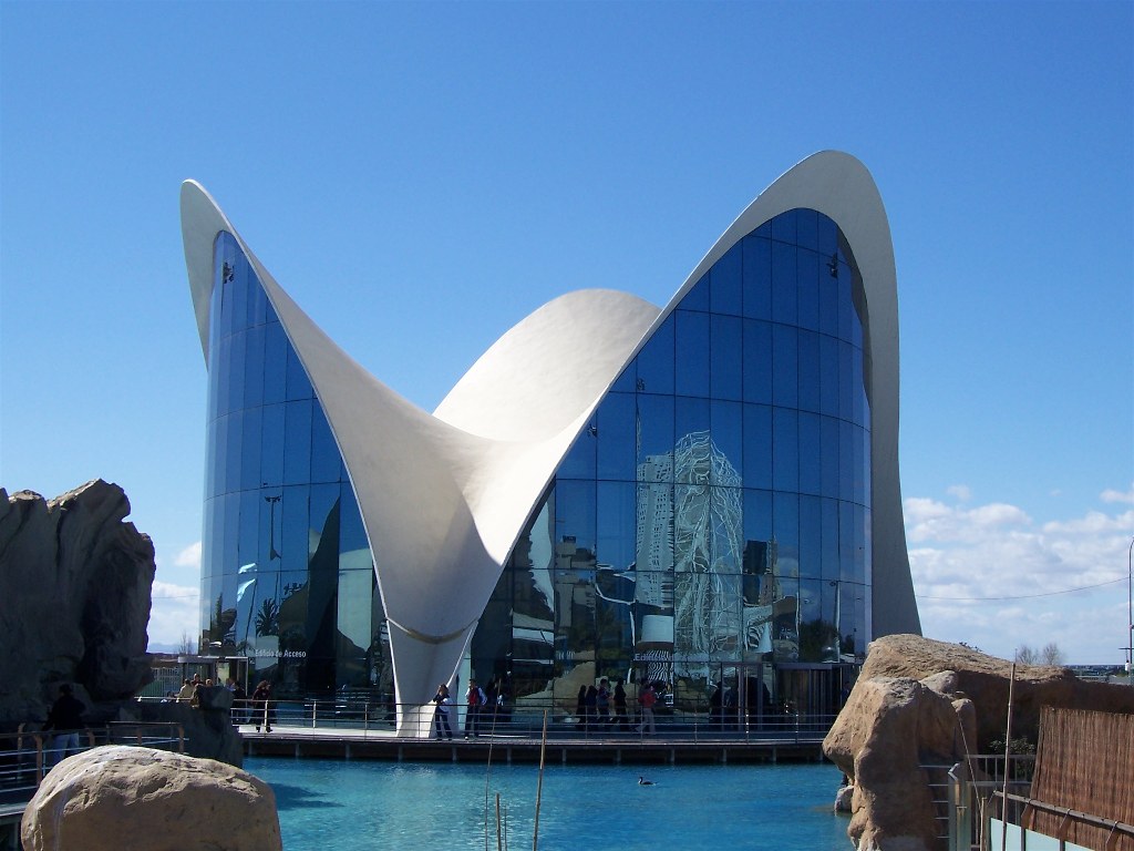 Foto: Edificio de acceso al L´Oceanogràfic - Valencia (València), España