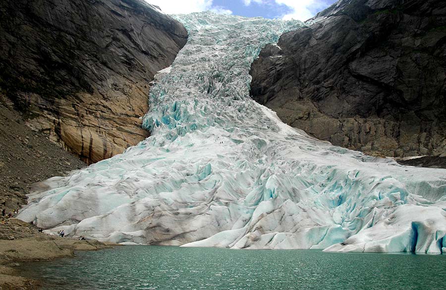 Foto de briksdal, Noruega