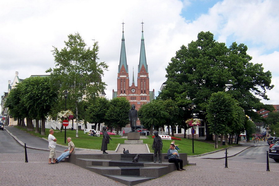 Foto de skien, Noruega