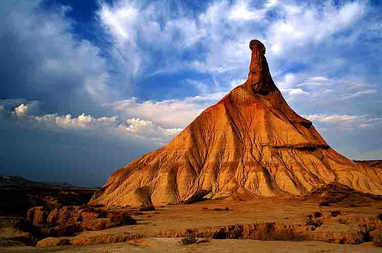 Foto de Las Bardenas (Navarra), España
