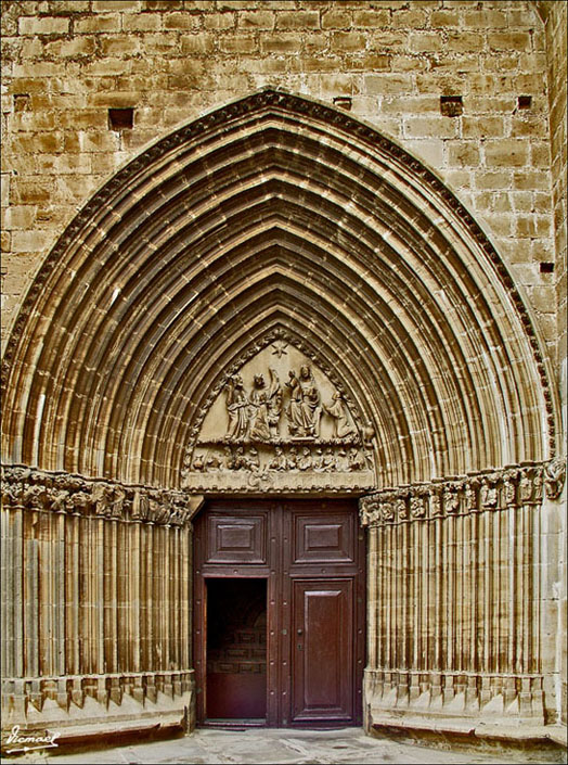 Foto de Ujué (Navarra), España