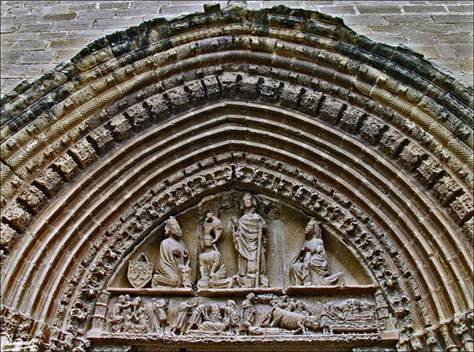 Foto de Artajona (Navarra), España