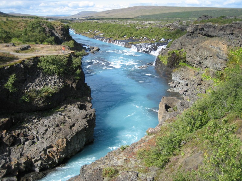 Foto de Hraunfossar, Islandia
