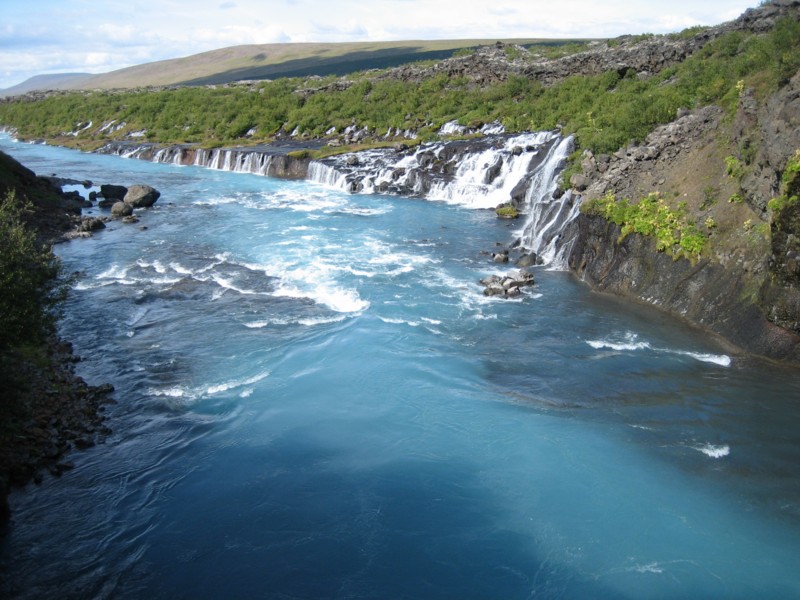 Foto de Hraunfossar, Islandia