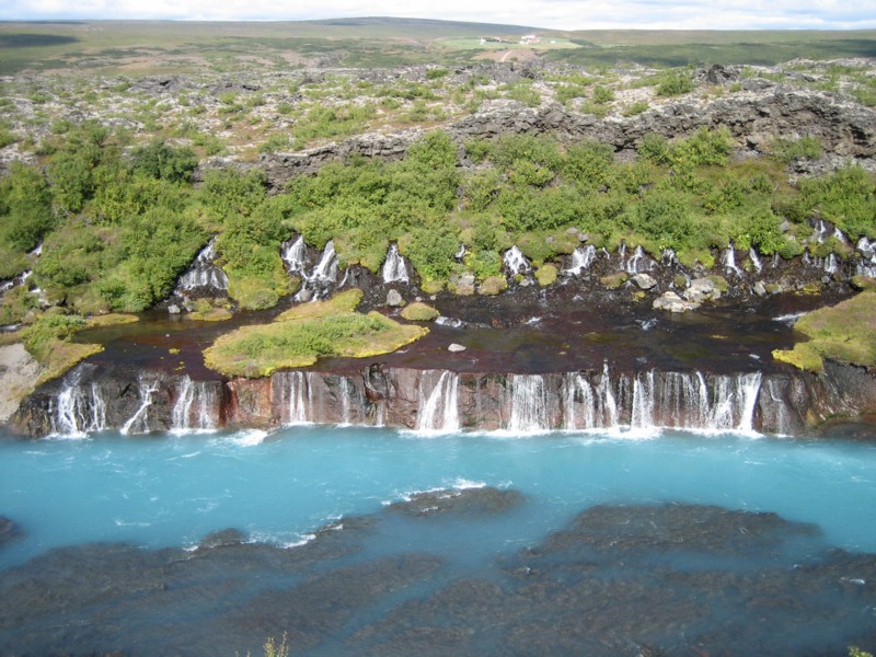 Foto de Hraunfossar, Islandia