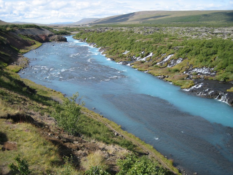 Foto de Hraunfossar, Islandia