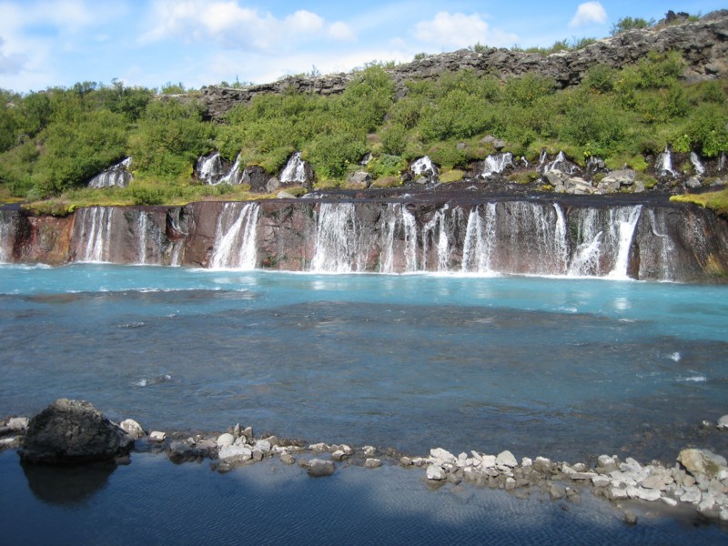 Foto de Hraunfossar, Islandia