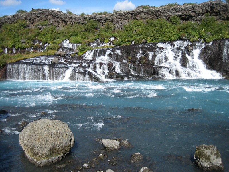 Foto de Hraunfossar, Islandia