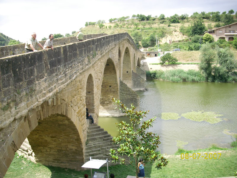 Foto de Puente la Reina (Navarra), España