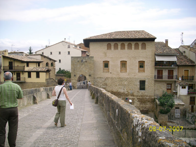 Foto de Puente la Reina (Navarra), España