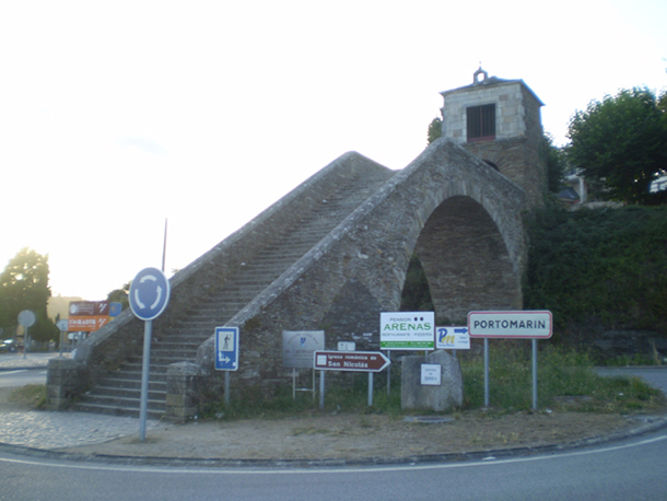 Foto de Portomarín (Lugo), España
