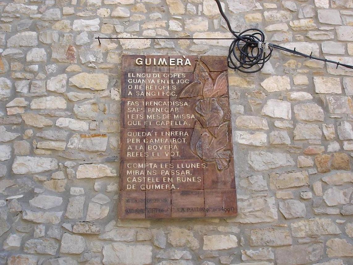 Foto de Guimerá (Lleida), España