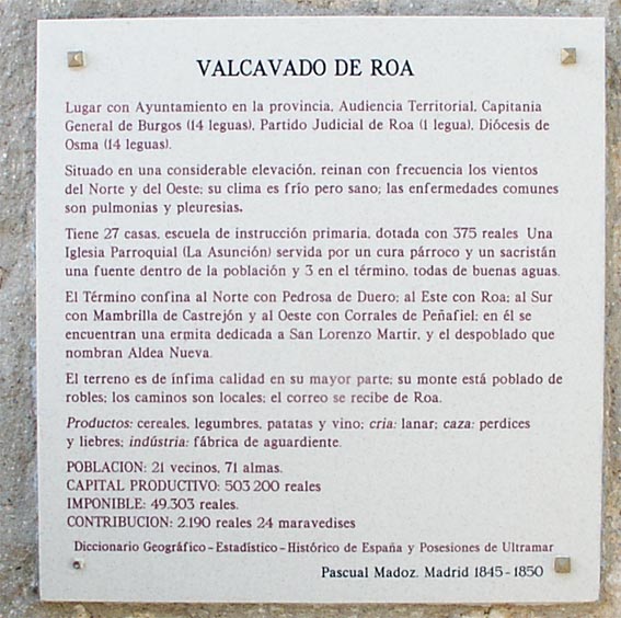 Foto de Valcavado de Roa (Burgos), España