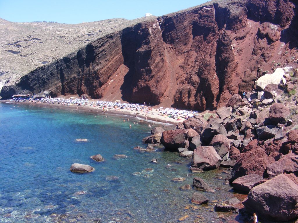 Foto de Red Beach, Grecia