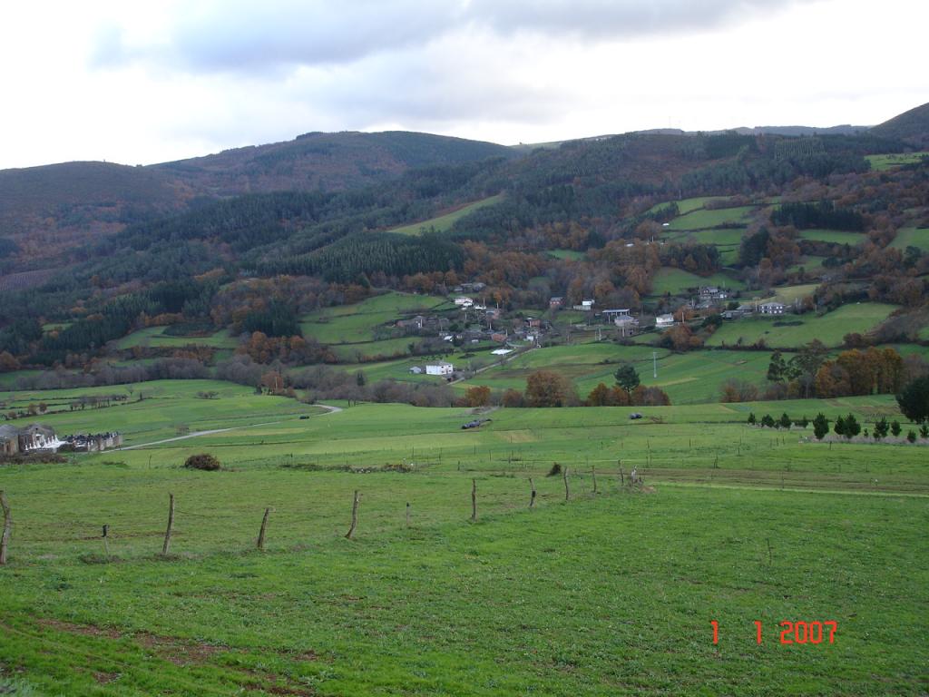 Foto de Santalla (Ribeira de Piquín) (Lugo), España