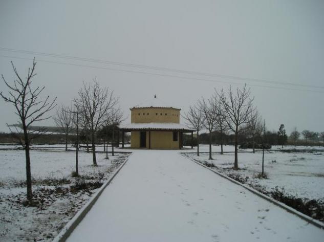 Foto: El parque nuevo,nevado - Villarrin de Campos (Zamora), España