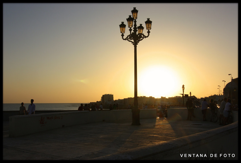 Foto: Puesta Del Sol En Campo Del Sur - Cádiz (Andalucía), España