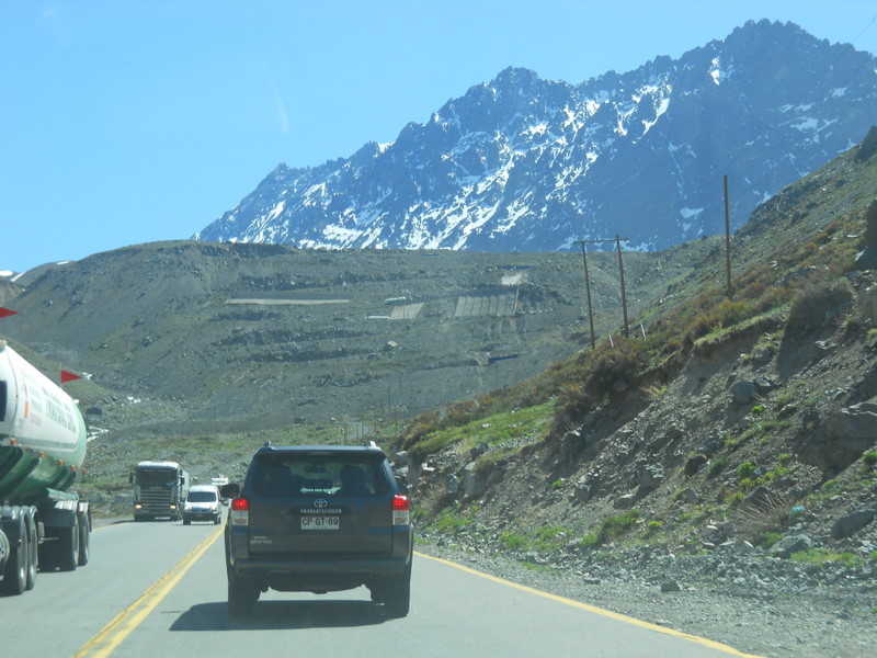 Foto: Ruta Internacional, cuesta Los Caracoles - Los Andes (Valparaíso), Chile