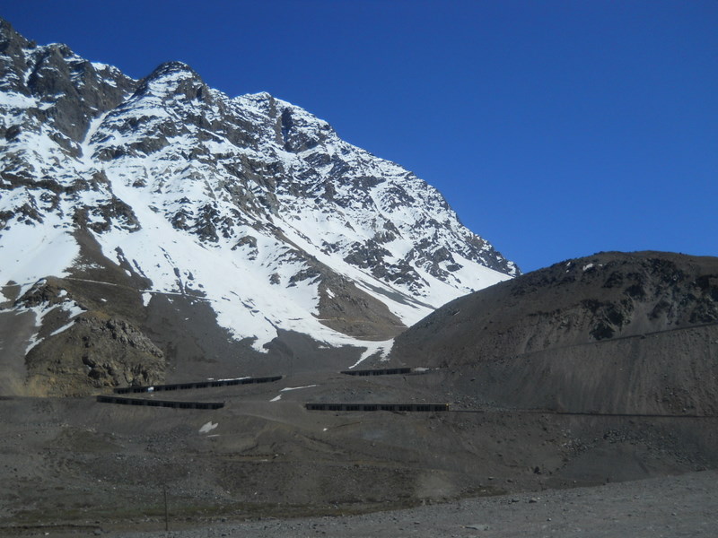 Foto: Ruta Internacional, cuesta Los Caracoles - Los Andes (Valparaíso), Chile