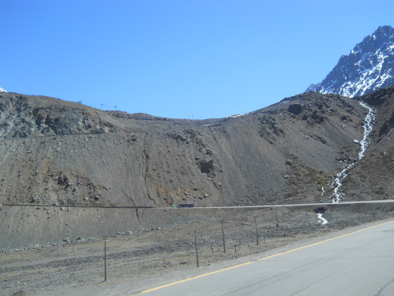 Foto: Ruta Internacional, cuesta Los Caracoles - Los Andes (Valparaíso), Chile